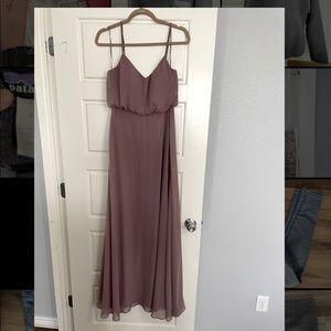 Plum/mauve bridesmaids dress